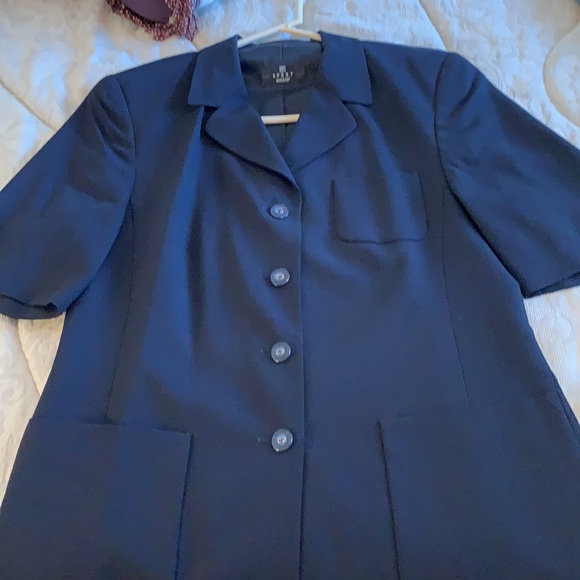 Classic navy suit blazer size 10 - Picture 1 of 6